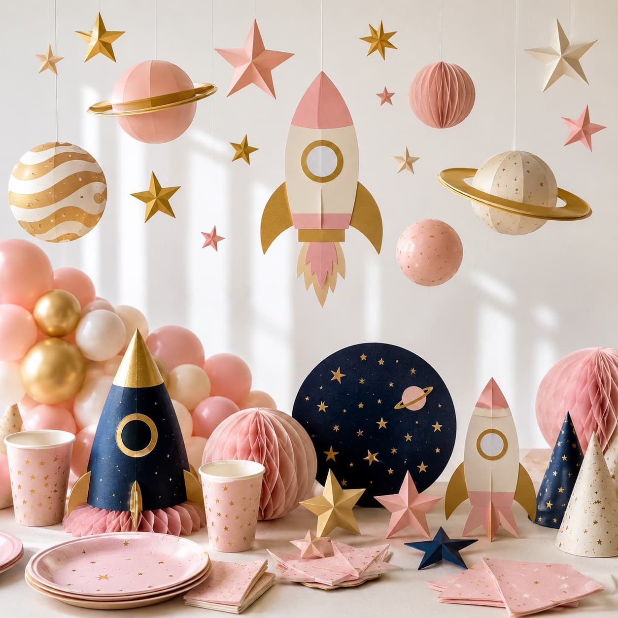 Space Explorer Theme Pack — Stars, planets and rockets in an original space theme that skips every brand and mascot.